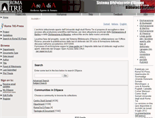 Tablet Screenshot of dspace-roma3.caspur.it
